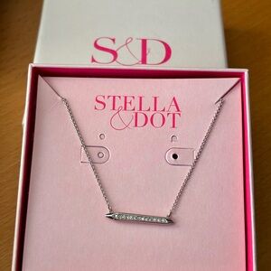 Stella & Dot Silver Mini Rebel Necklace